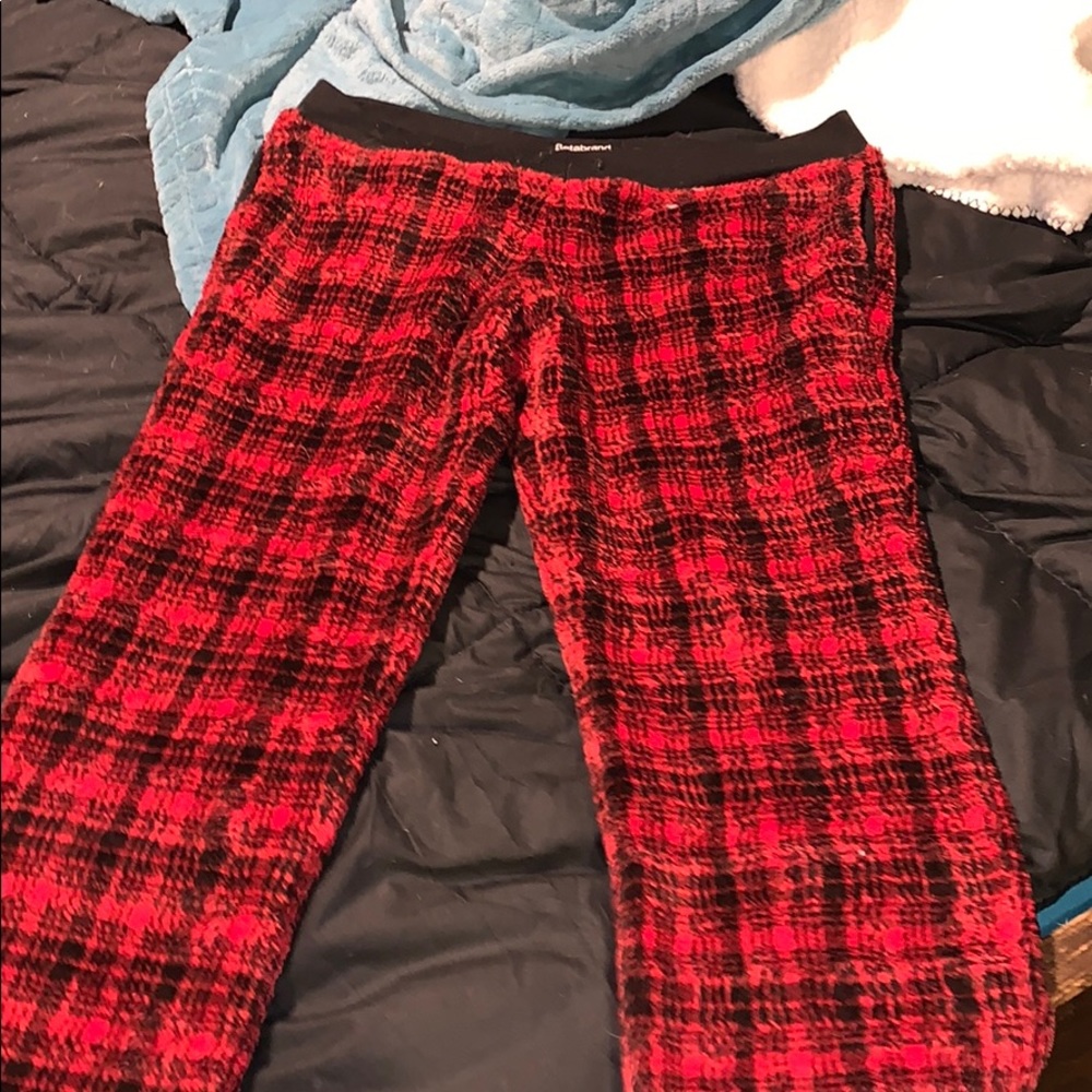 Fuzzy pj pants